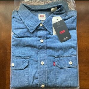 Levi’s collar button up long sleeve shirt